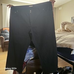 Woman Within Black Denim Pants